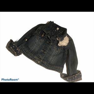 Osh Kosh Girl’s Denim Jacket 3T Snap Buttons
